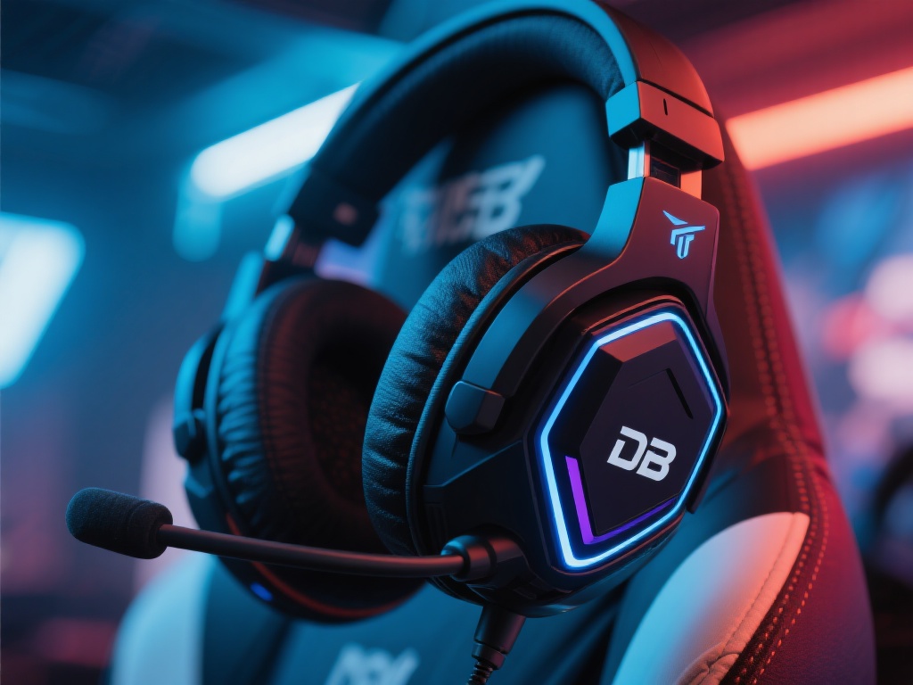 “DB电竞耳机：外观设计与前沿科技的极致融合”